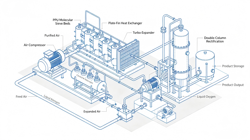 From Compression to Purity: A Step-by-Step Guide to Air Separation Unit Design